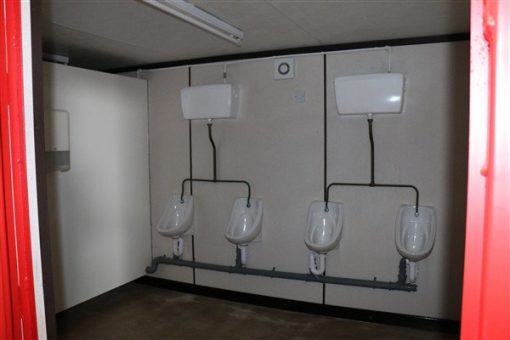 Inside view of toilet