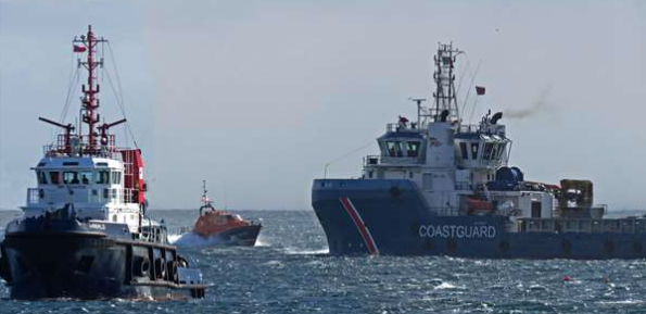 Shipping containers go adrift in Pentland Firth