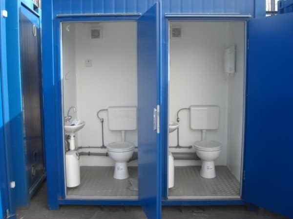 1+1 Toilet Unit with Flush System