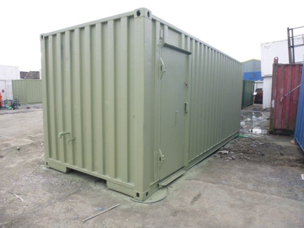 Anti-Vandal Site Office Cabin with Canteen – 20ft x 8ft – Used