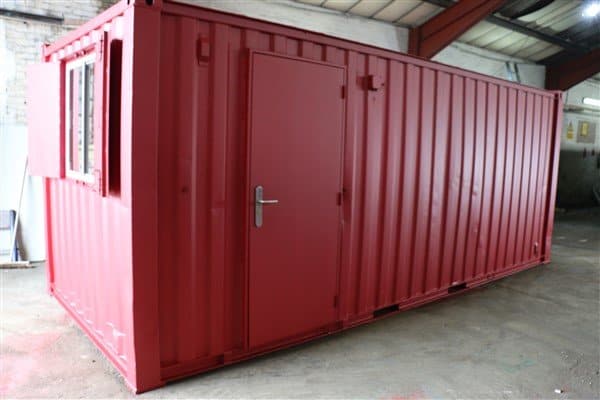 Anti-Vandal Site Office Cabin with Store – 20ft x 8ft – Used