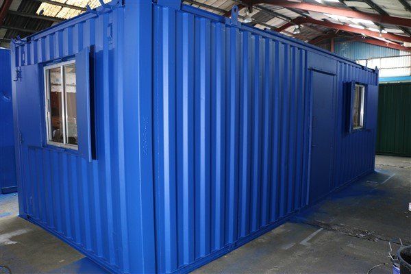 Anti-Vandal Canteen Cabin with Office – 24ft x 10ft – Used