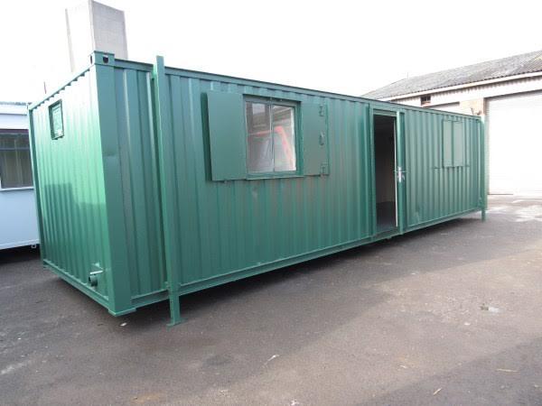 Anti-Vandal Canteen Cabin with Office and Toilet – 32ft x 10ft – Used