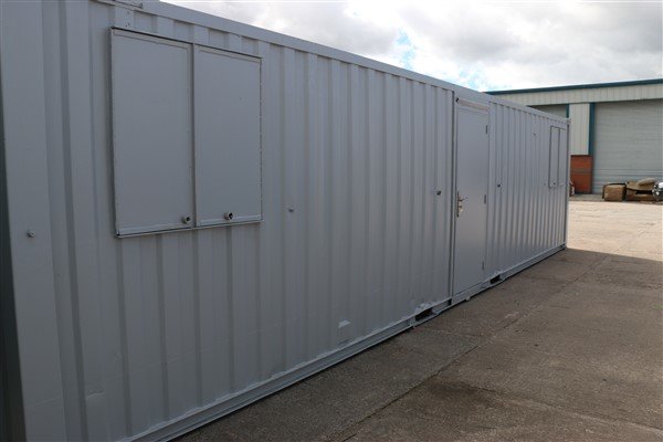 Anti-Vandal Site Office Cabin – 32ft x 9ft – Used
