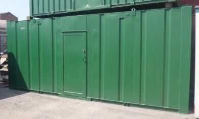 Anti-Vandal Drying Room Cabin with 2+1 Toilet and Side Access Door – Used
