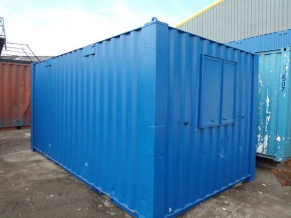 Anti-Vandal Site Office Cabin – 16ft x 8ft – Used
