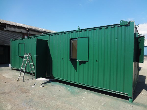 Anti-Vandal Canteen Cabin with Office – 32ft x 10ft – Used