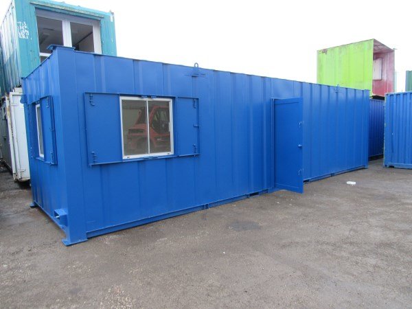 Anti-Vandal Canteen Cabin Blue – 32ft x 10ft – Used
