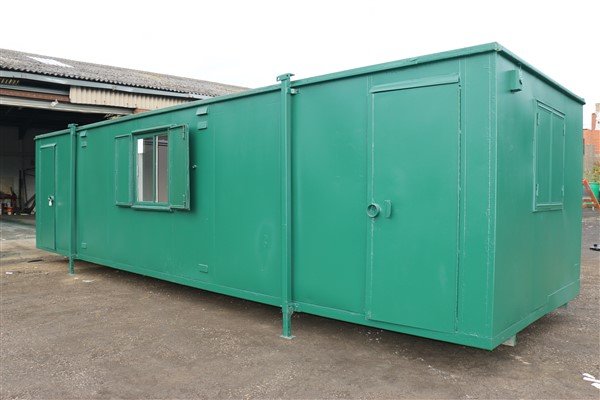 Flat Panel Site Office Cabin with Canteen – 32ft x 10ft – Used