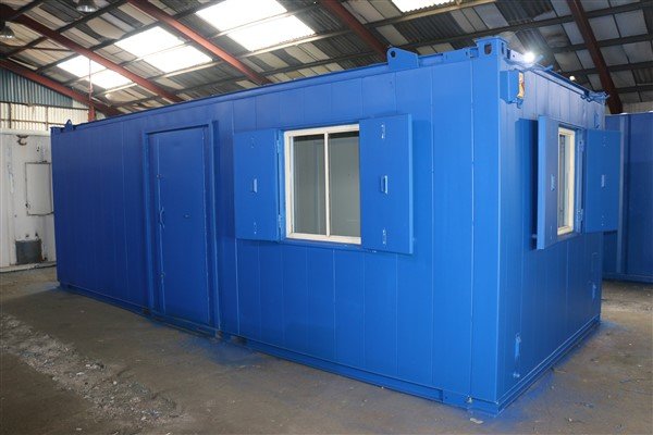 Anti-Vandal Site Office Cabin – 24ft x 10ft – Used