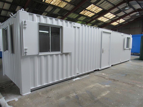 Anti-Vandal Canteen Cabin – 32ft x 9ft – Used