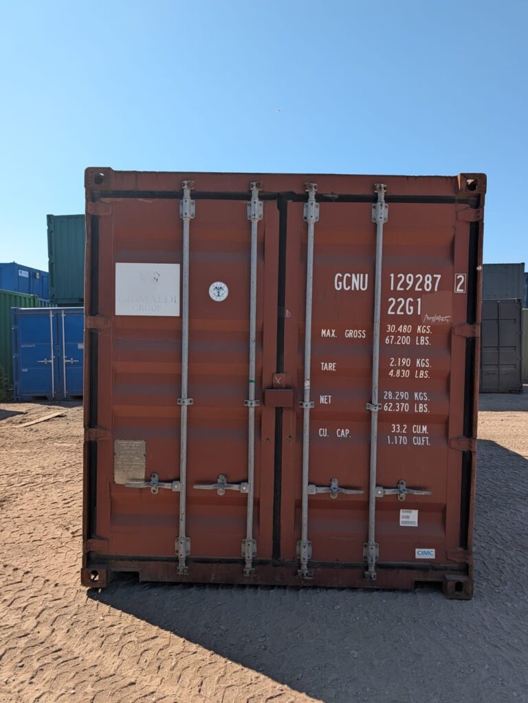 Used 20ft OSB Lined & Insulated Container