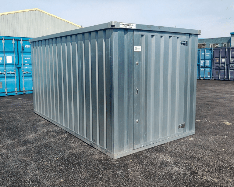 4m Galvanised Flat Pack Storage Container – Ex-Display Unit